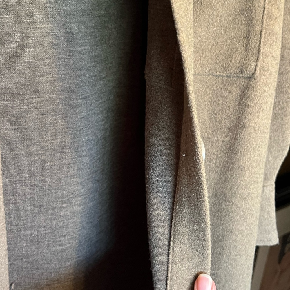 H&M Oversized Brown Wool-Blend Shacket - Picture 3 of 9